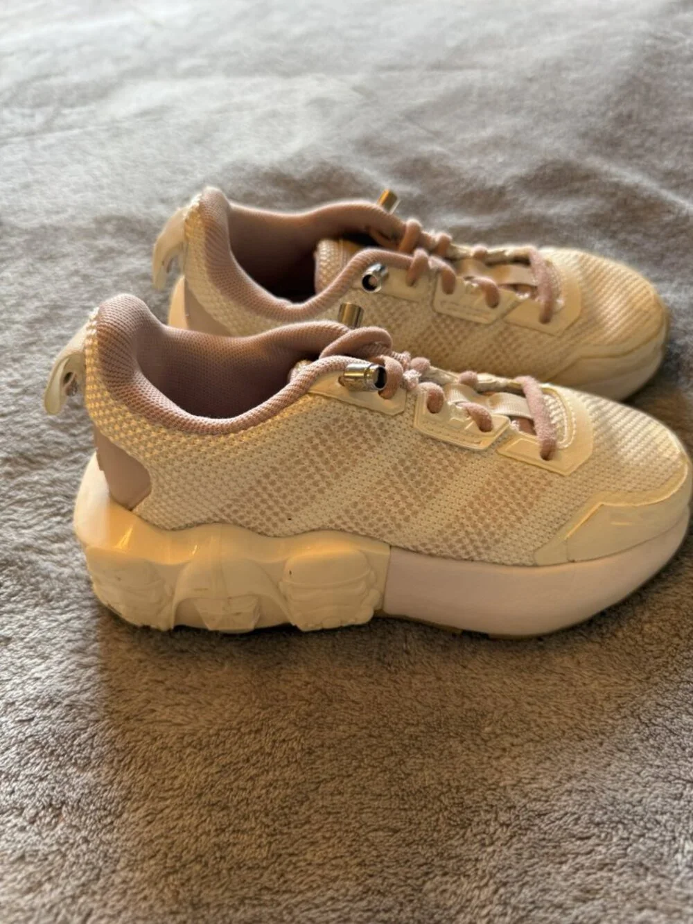 adidas Star Wars Tech Runner Kids Shoes IH4764 US 12K Off White Pink
